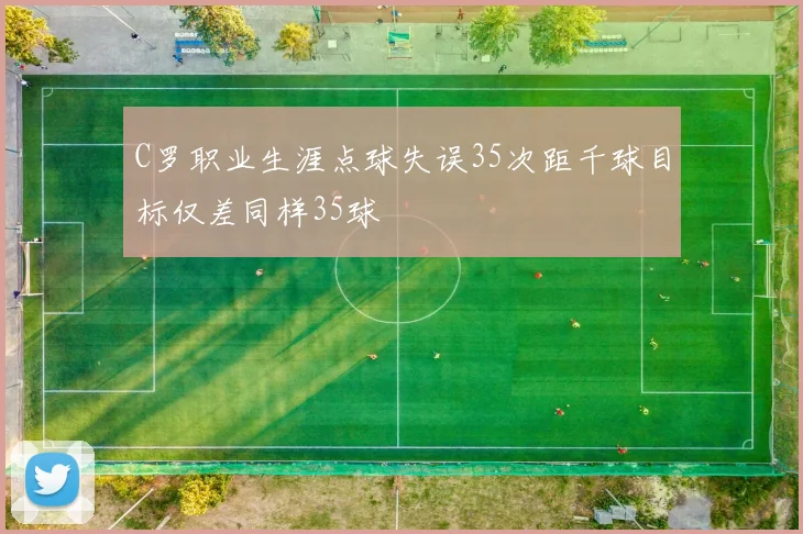 C罗职业生涯点球失误35次距千球目标仅差同样35球